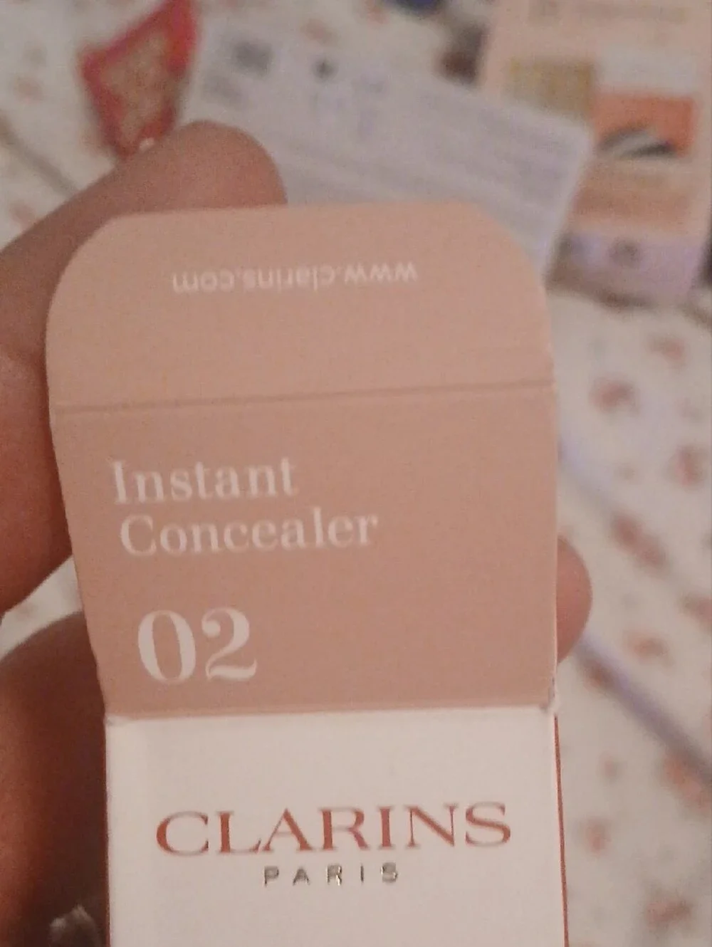 Clarins Instant Concealer 02 Natural Beige Tube & Box Large Tube!!